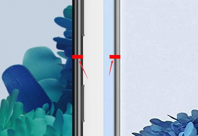 Samsung решила прекратить делать в своих смартфонах тонкие рамки? Galaxy S21 по этому пункту проигрывает Galaxy S20