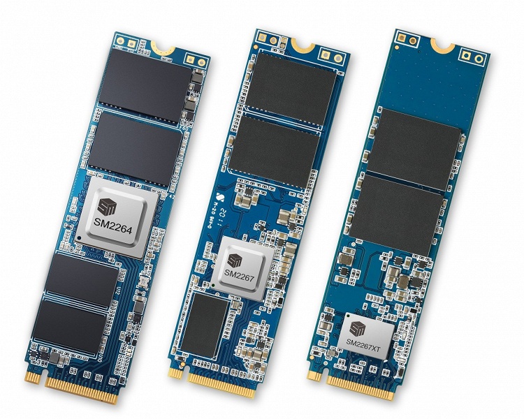 Новые контроллеры Silicon Motion для клиентских SSD обеспечивают скорость чтения до 7400 МБ/с