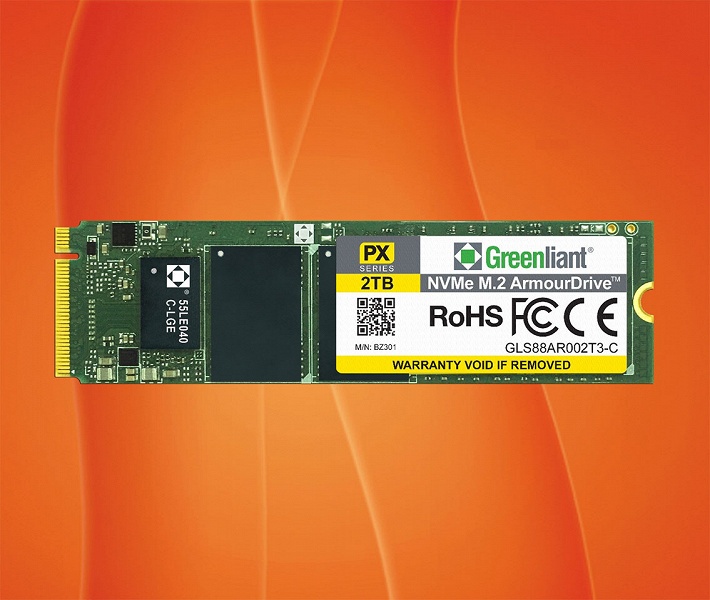 Твердотельные накопители Greenliant ArmourDrive 88 PX доступны в варианте, работающем в расширенном диапазоне температур - 1 Твердотельные накопители Greenliant ArmourDrive 88 PX доступны в варианте, работающем в расширенном диапазоне температур