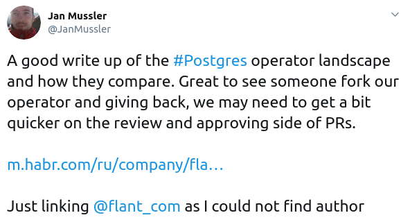 Обзор операторов PostgreSQL для Kubernetes. Часть 2: дополнения и итоговое сравнение - 2
