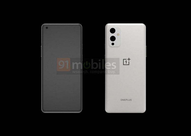 Это первый рендер OnePlus 9. Смартфон ожидается в марте - 1 Это первый рендер OnePlus 9. Смартфон ожидается в марте