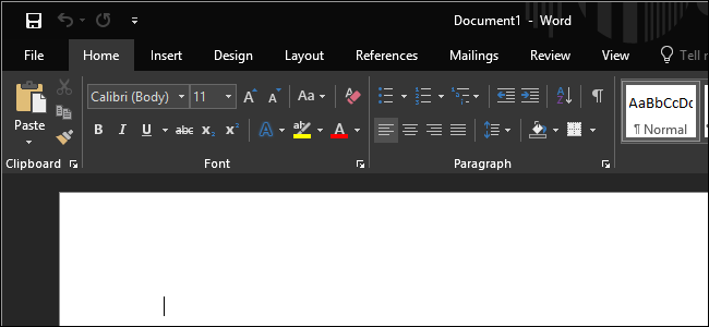 Самое полезное обновление Microsoft Office для работы по ночам. Совершенно чёрный Microsoft Word, целиком и полностью
