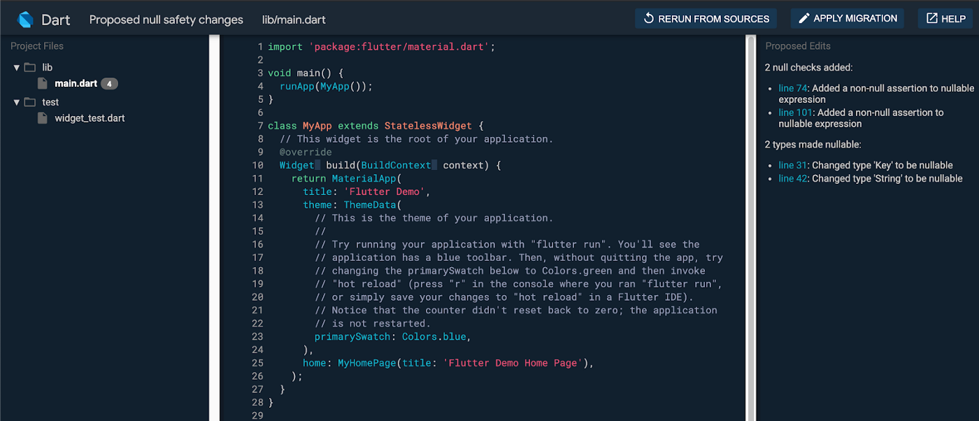 Объявление о бета-тестировании null-safety Dart. Начало процесса миграции пакетов в надежное и безопасное состояние - 6