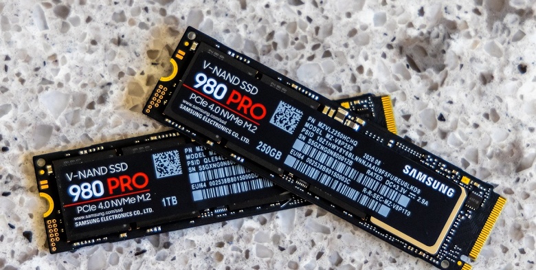 Сверхбыстрый SSD Samsung 980 Pro доступен в максимальной версии объёмом 2 ТБ