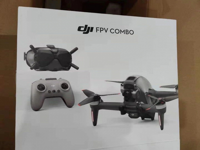 Возможно, это самый красивый «гоночный дрон». DJI FPV Combo на живых фото