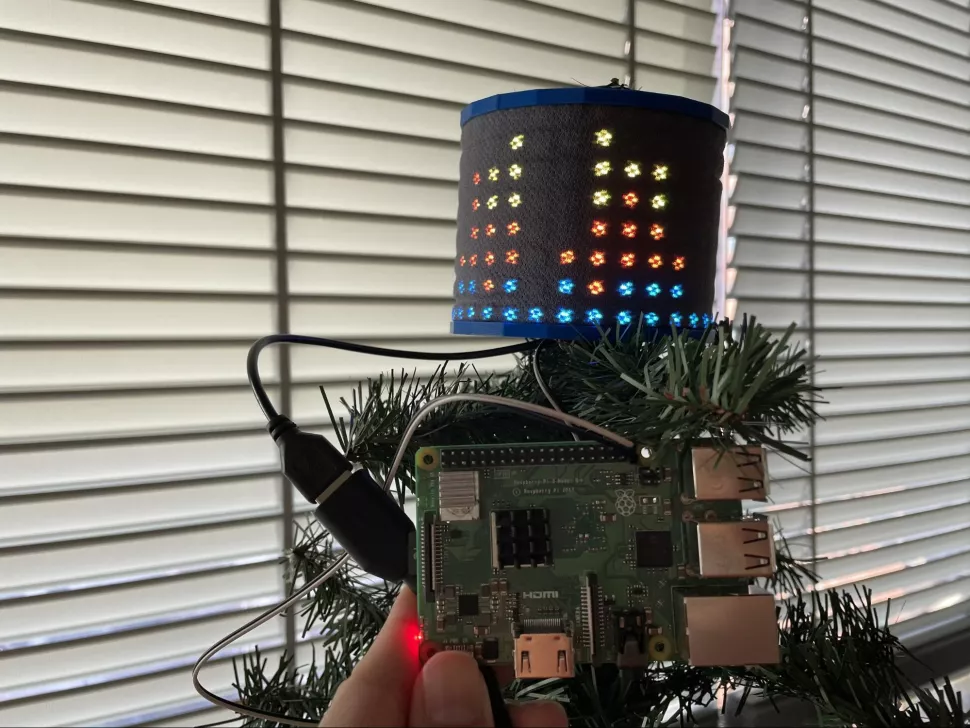 Встречаем 2021 год с Raspberry Pi: верхушка для новогодней елки с симуляцией огня - 12