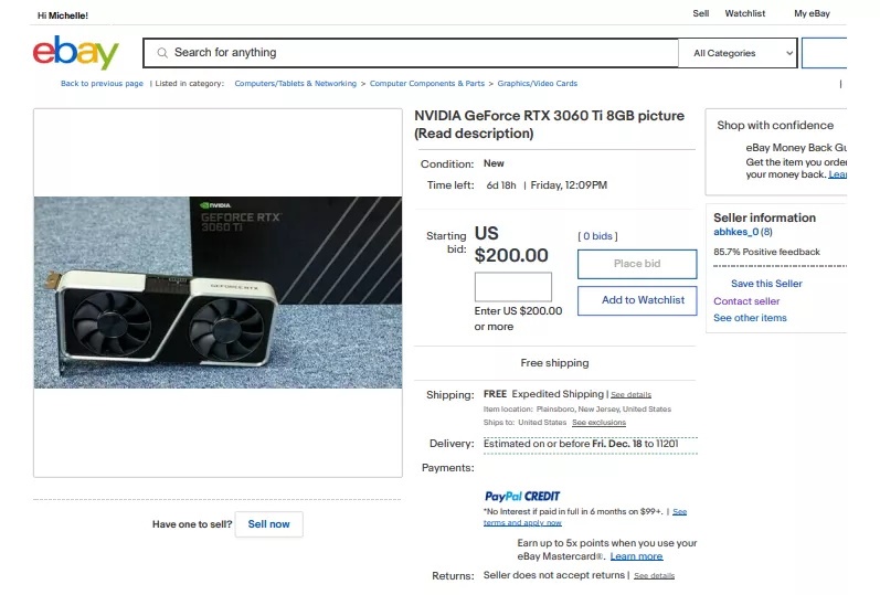 Скамеры против скальперов: как продавцы фотографий топовых видеокарт от Nvidia наказывают спекулянтов на eBay - 4