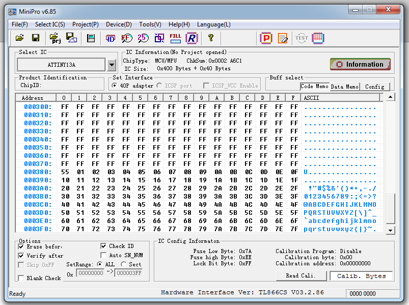 24x01 I2C на ATTINY13 без TWI - 5