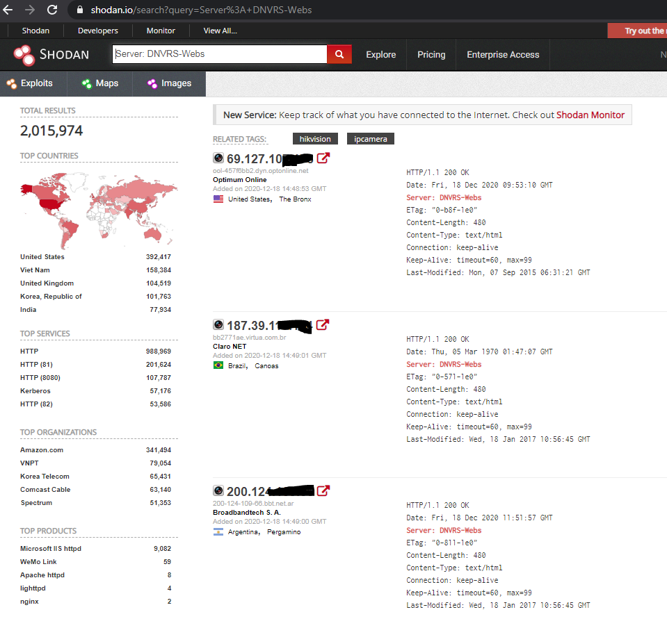 Сито для интернета: интересные вещи с Shodan - 10