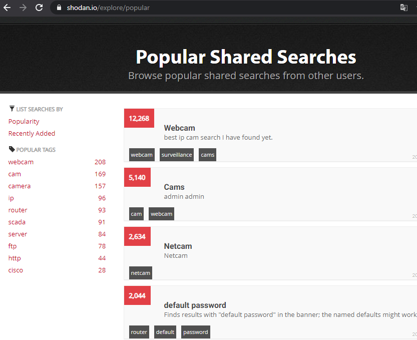 Сито для интернета: интересные вещи с Shodan - 7