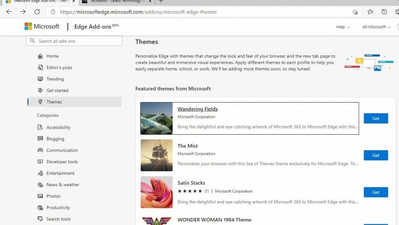 Microsoft выпустила большую подборку тем фирменного браузера для фанатов игр - 2 Microsoft выпустила большую подборку тем фирменного браузера для фанатов игр