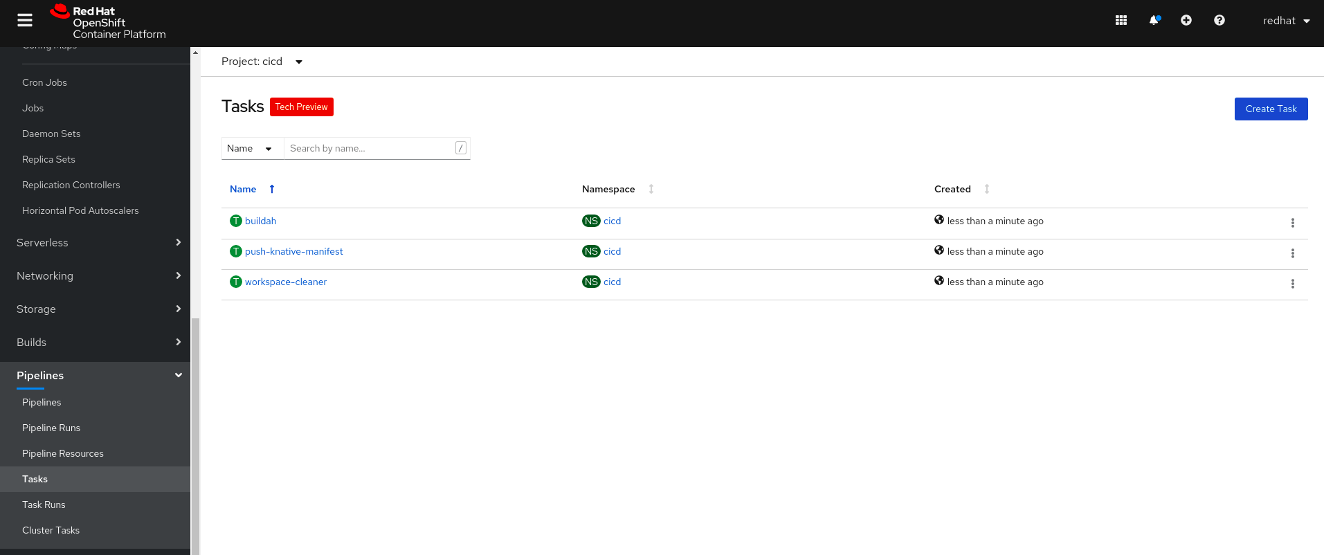 Создание современных процессов CI-CD для бессерверных приложений с Red Hat OpenShift Pipelines и Argo CD. Часть 1 - 6