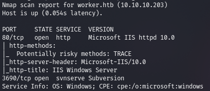 HackTheBox. Прохождение Worker. Работаем с SVN. Используем Azure DevOps для захвата хоста - 2