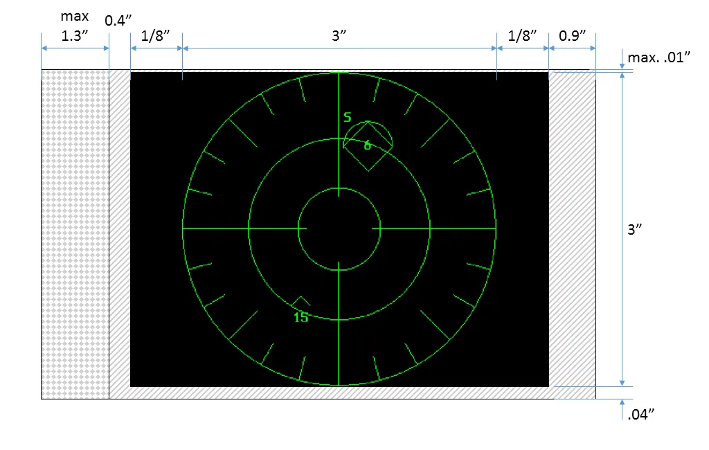 Симуляция радара истребителя на 3″ осциллографической ЭЛТ - 9