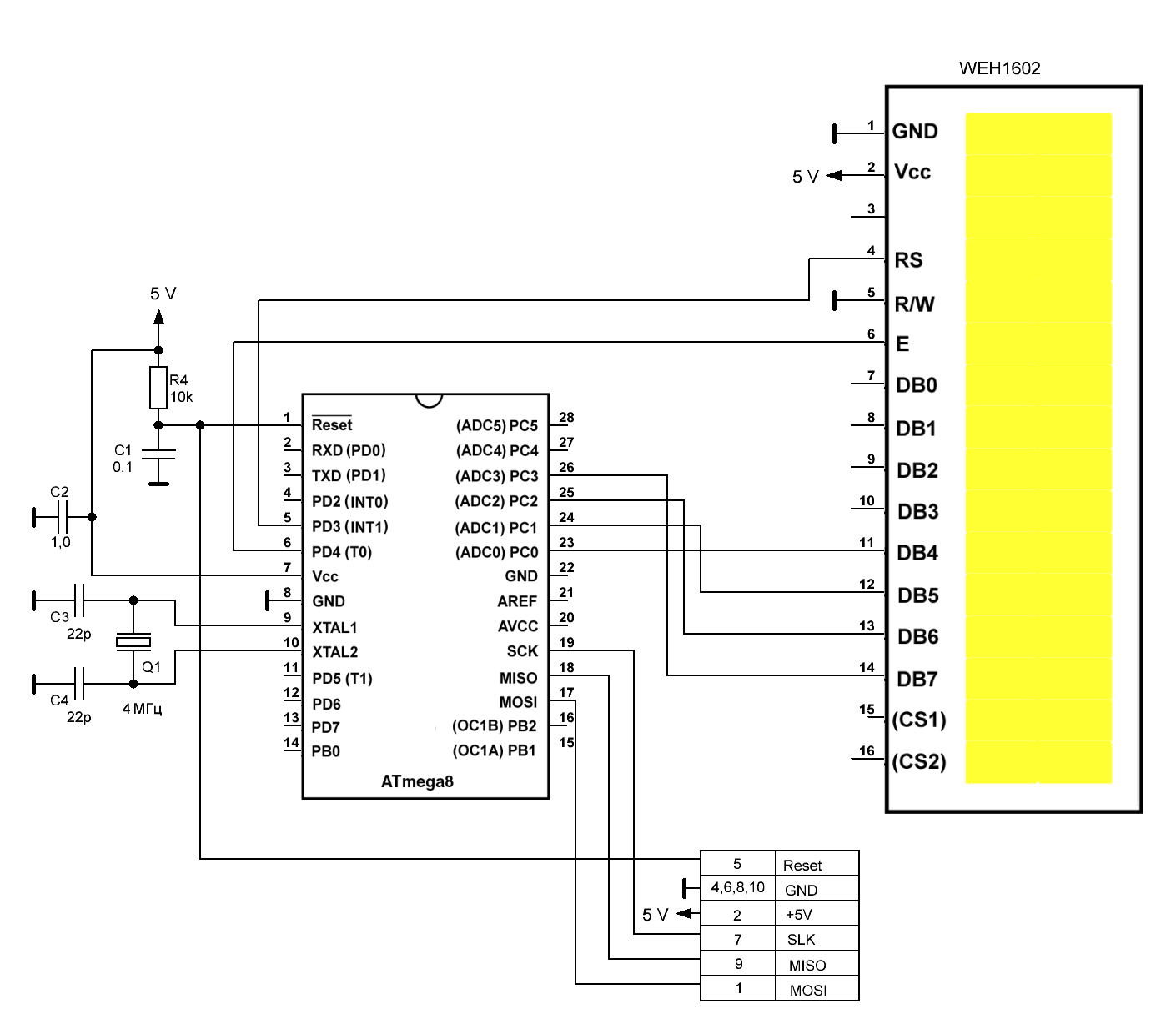 Проекты atmega 8