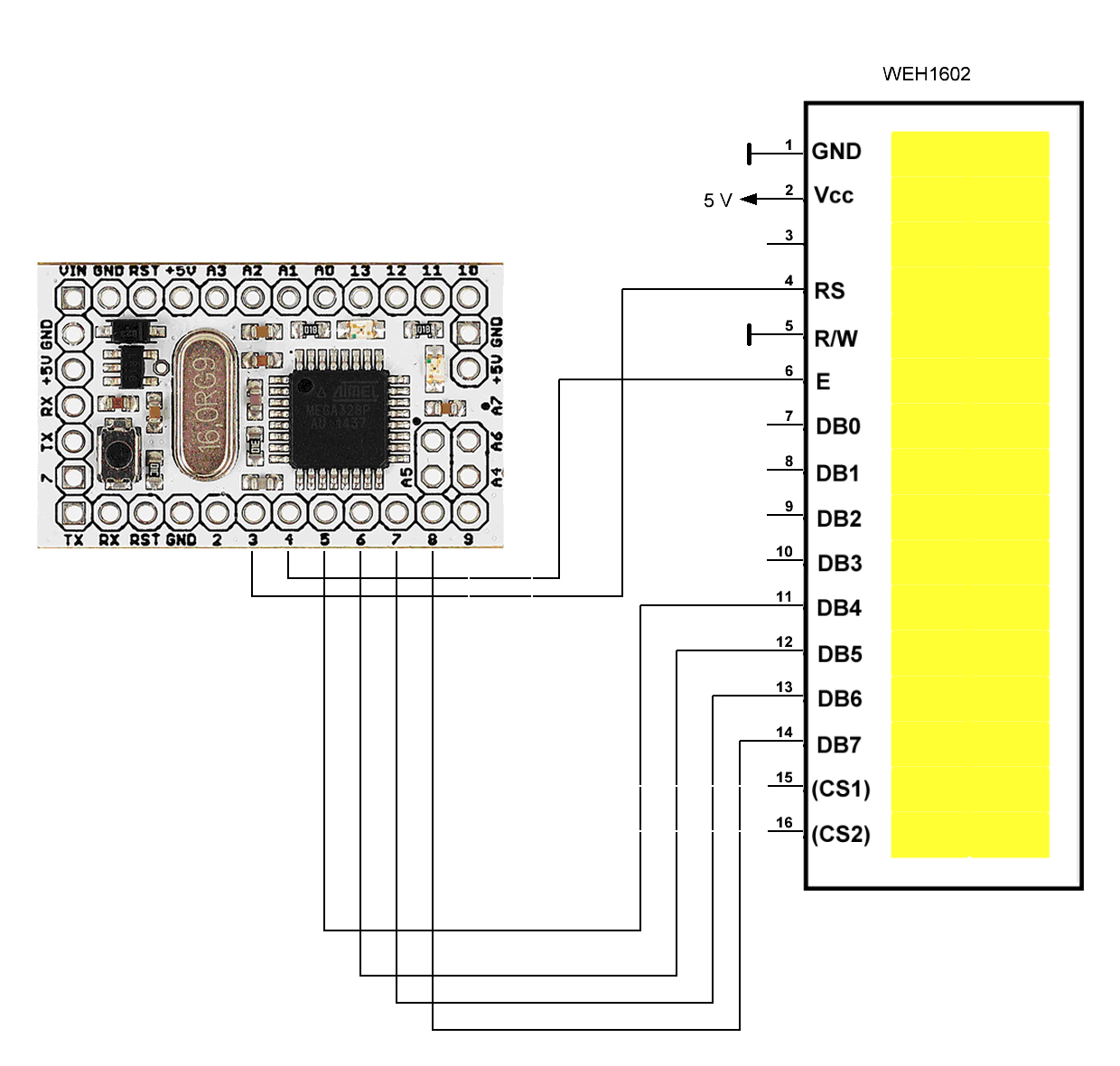 Управление LCD и OLED дисплеями на AVR-ассемблере - 1