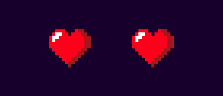 pixel heart