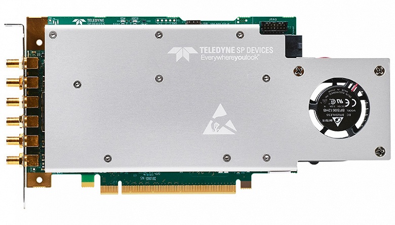 Плата сбора данных Teledyne SP Devices ADQ32 поддерживает оцифровку с 12-разрядным представлением данных и частотой 2,5 млрд выборок в секунду - 1 Плата сбора данных Teledyne SP Devices ADQ32 поддерживает оцифровку с 12-разрядным представлением данных и частотой 2,5 млрд выборок в секунду