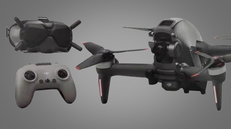 Опубликованы видео с гоночного дрона DJI FPV и характеристики устройства