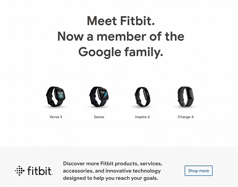 Google начала продавать умные часы и браслеты. Гаджеты Fitbit прописались в Google Store - 2 Google начала продавать умные часы и браслеты. Гаджеты Fitbit прописались в Google Store