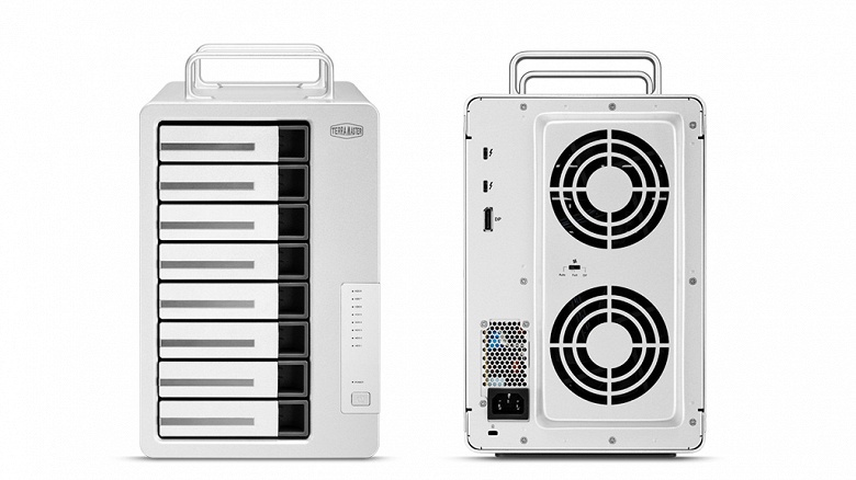 TerraMaster обновляет хранилище D8 Thunderbolt 3