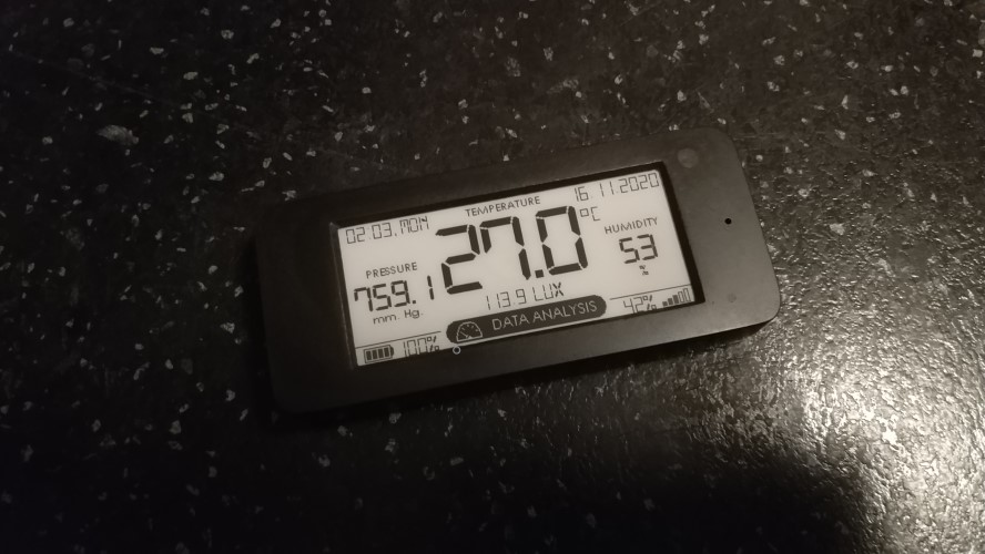 Беспроводная мини погодная станция с e-paper экраном на батарейках - 6 Беспроводная мини погодная станция с e-paper экраном на батарейках - 6