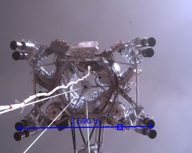 Как далеко улетел «небесный кран» от марсохода «Настойчивость»? Считаем все сами - 4 Как далеко улетел «небесный кран» от марсохода «Настойчивость»? Считаем все сами - 4