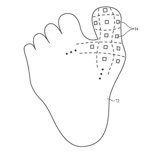 Apple может начать выпускать носки? Свежий патент компании описывает подобный продукт, как устройство тактильного вывода