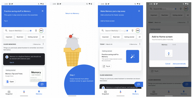 Google Assistant ждёт грандиозное обновление для запасливых пользователей Android. Новый сервис Memory сочетает возможности Google Keep и Pinterest