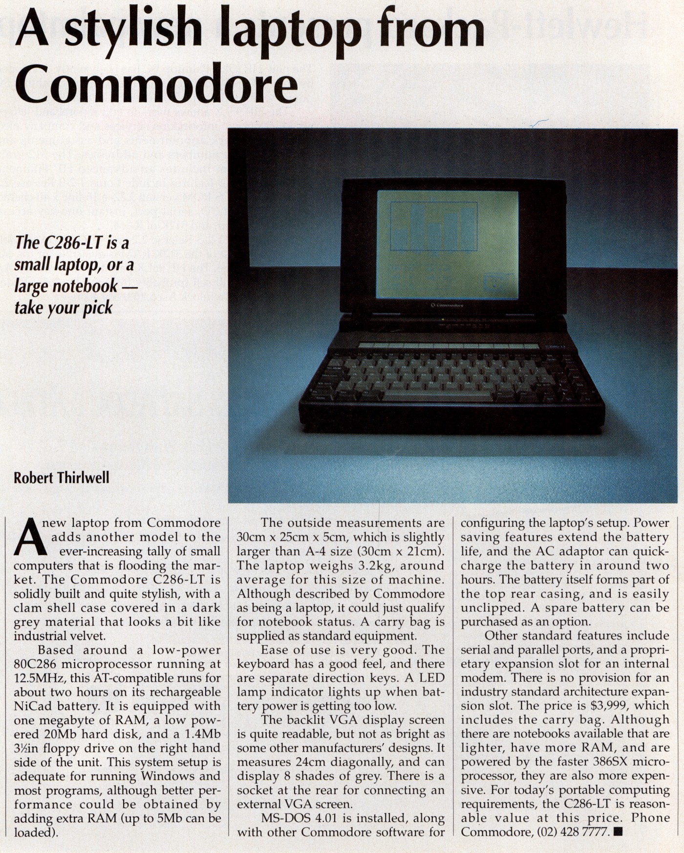 Реставрация ноутбука Commodore 286LT - 3