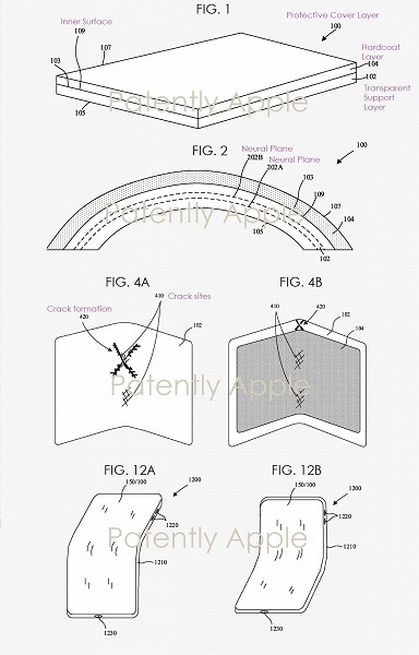 В Apple придумали, как предотвратить растрескивание складных дисплеев в месте сгиба