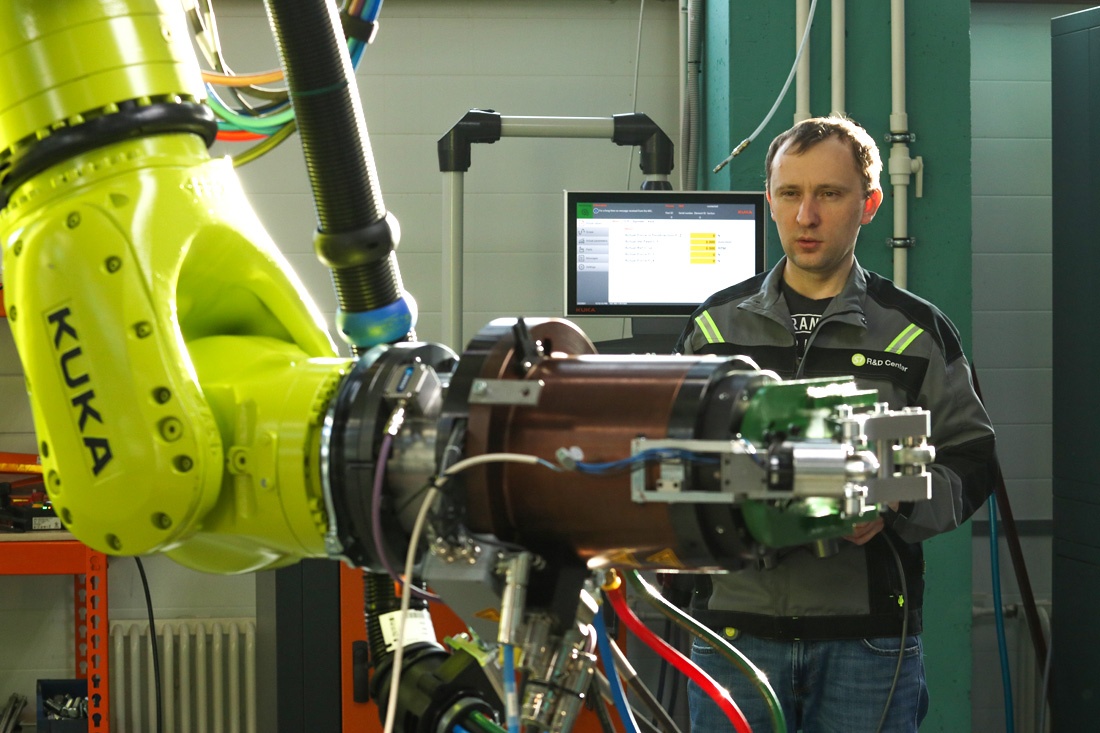 Работа с манипулятором Kuka в S7 R&D. Фото автора Работа с манипулятором Kuka в S7 R&D. Фото автора