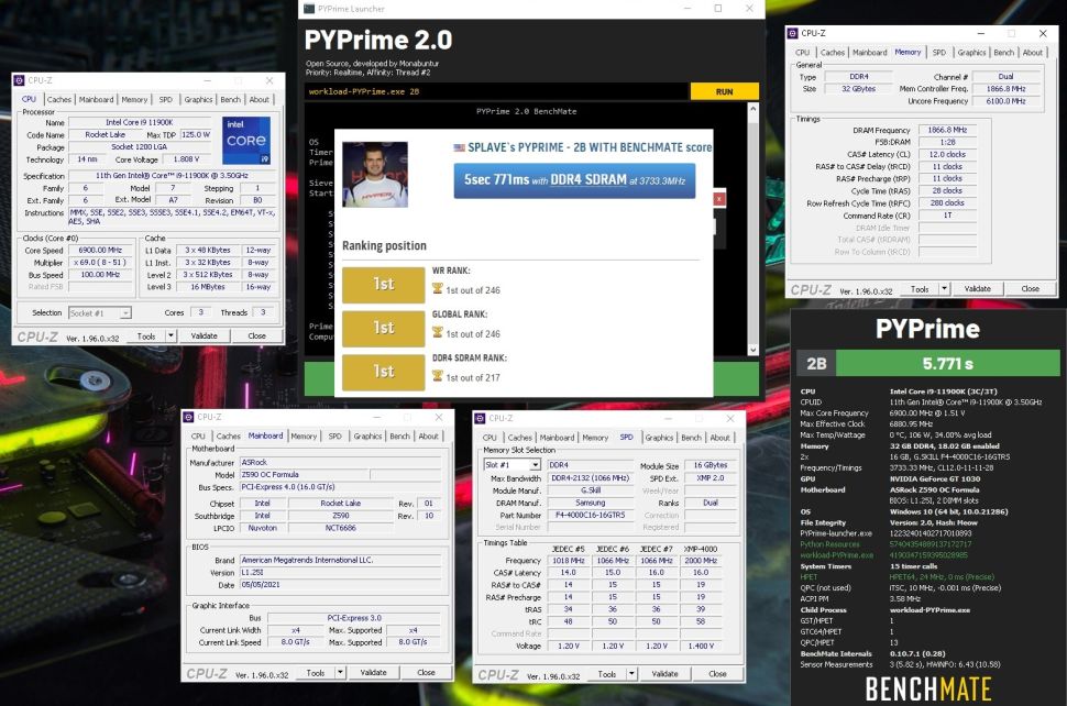 Как я разогнал Intel Rocket Lake Core i9-11900K до 7,14 ГГц на всех ядрах - 9