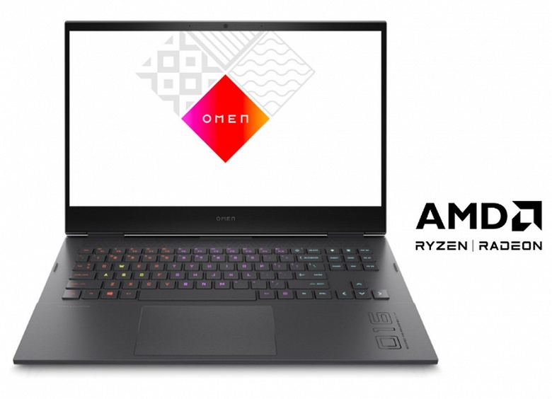 HP Omen 16 2021 — первый в мире ноутбук с дискретной графикой AMD Radeon RX 6000M