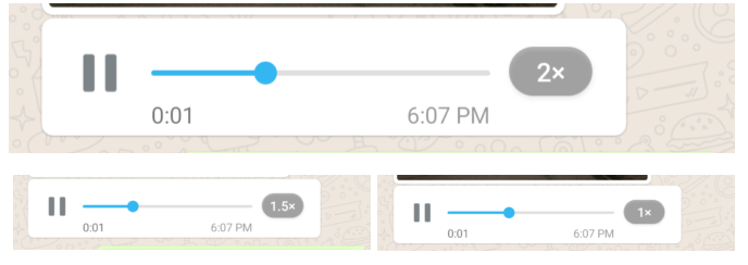 Ускорение голосовых сообщений WhatsApp стало доступно для всех - 2 Ускорение голосовых сообщений WhatsApp стало доступно для всех