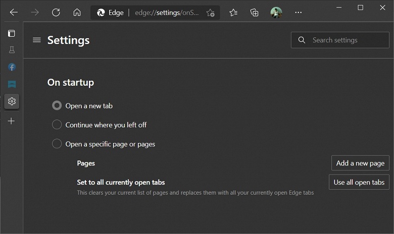 Обновление Microsoft Edge сломало одну из базовых функций браузера. Сбоит открытие вкладок при запуске, и не только - 2 Обновление Microsoft Edge сломало одну из базовых функций браузера. Сбоит открытие вкладок при запуске, и не только