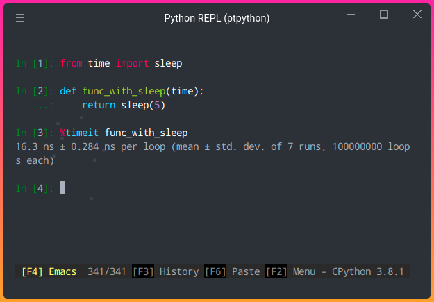Ptpython: улучшенный REPL для Python - 19
