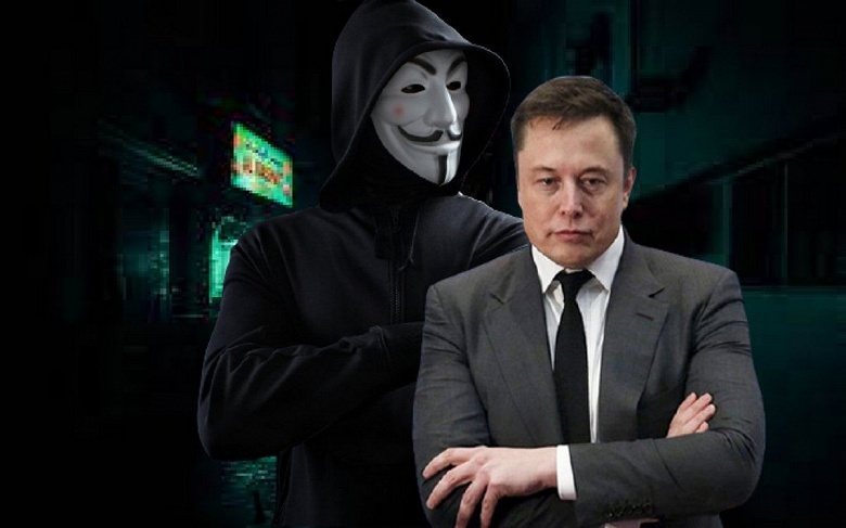 Илону Маску объявила войну знаменитая хакерская группа Anonymous
