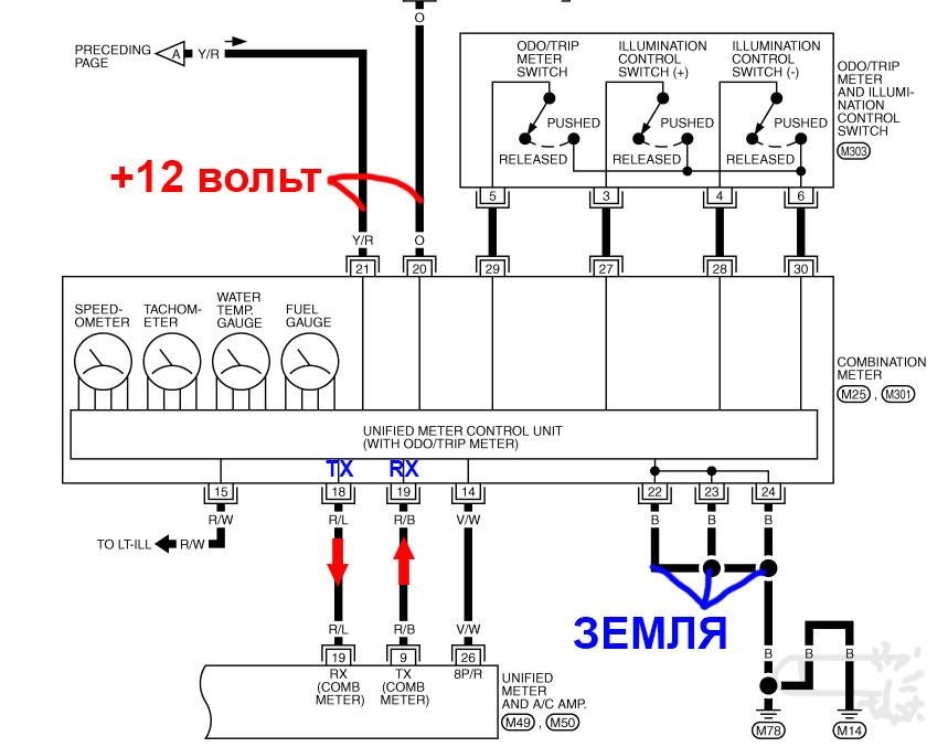 Реверс инжиниринг приборной панели Nissan Murano Z50 - 4 Реверс инжиниринг приборной панели Nissan Murano Z50 - 4