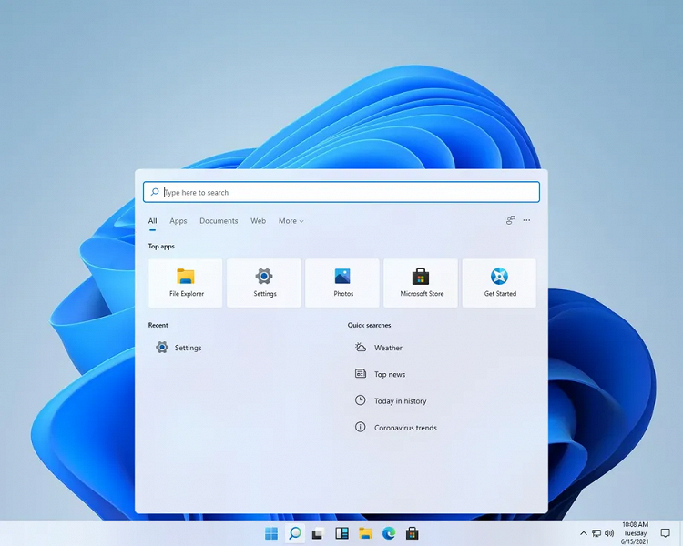 Вся ОС Windows 11 стала доступна в сети задолго до анонса. Официальные обои уже можно скачать и установить, например, на MacBook