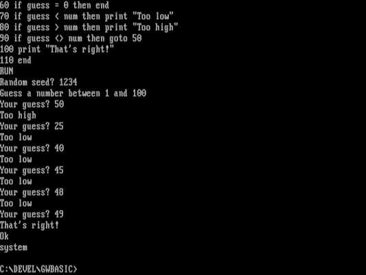Ретро-программирование: пишем простую игру на том самом GW-BASIC 1983 года - 9