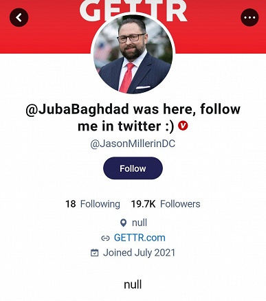 &laquo;Социальная сеть Дональда Трампа&raquo; была взломана спустя несколько часов после запуска. Специалисты Gettr уже решили проблему 