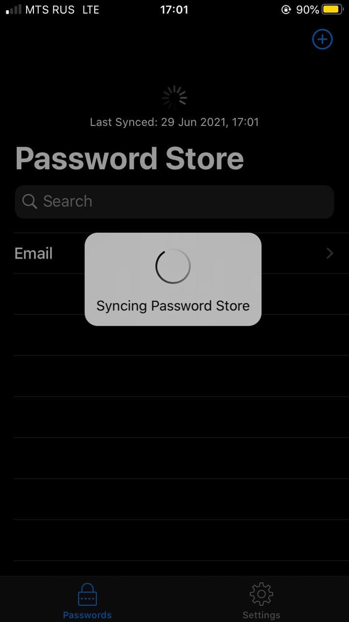 Менеджер паролей с GPG шифрованием: настройка PASS на iOS + Git - 23