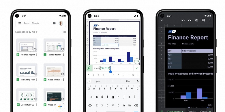 Ещё одно приложение Google присоединилось к клубу миллиардных загрузок — Google Sheets
