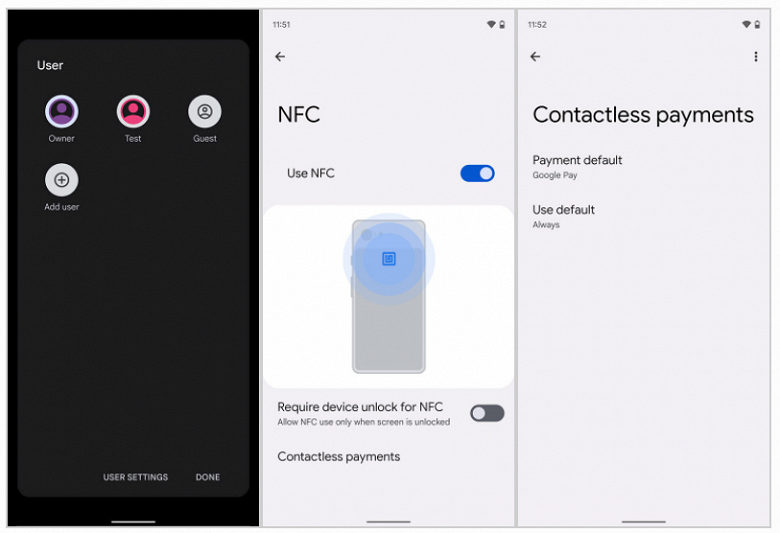 Раскрыт новый секрет Android 13 Tiramisu &mdash; платежи NFC станут доступны для нескольких пользователей
