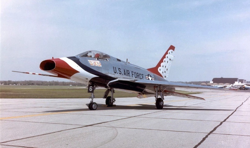 North American F-100 Super Sabre.
