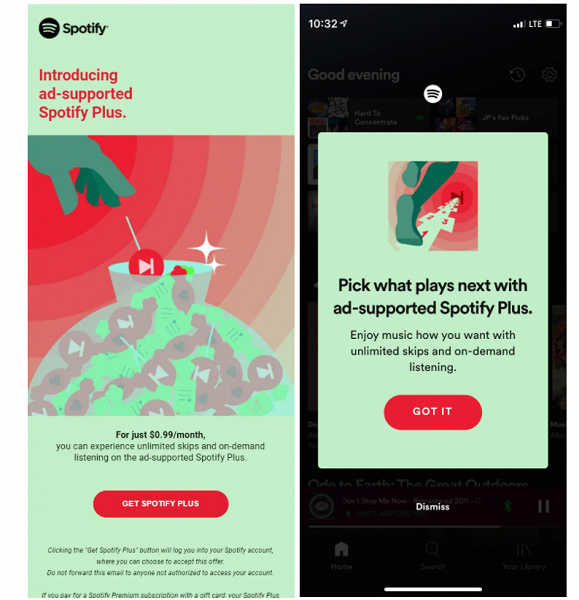 Spotify тестирует удешевлённую подписку, где останется реклама