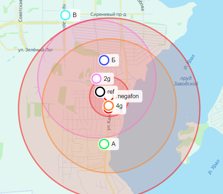 Общий план по ул. Дорожная Общий план по ул. Дорожная