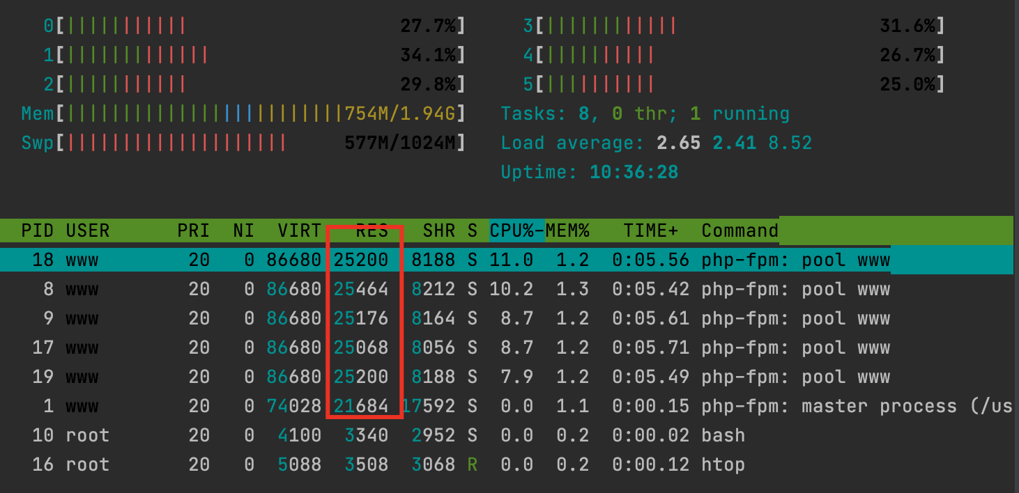 Php fpm run