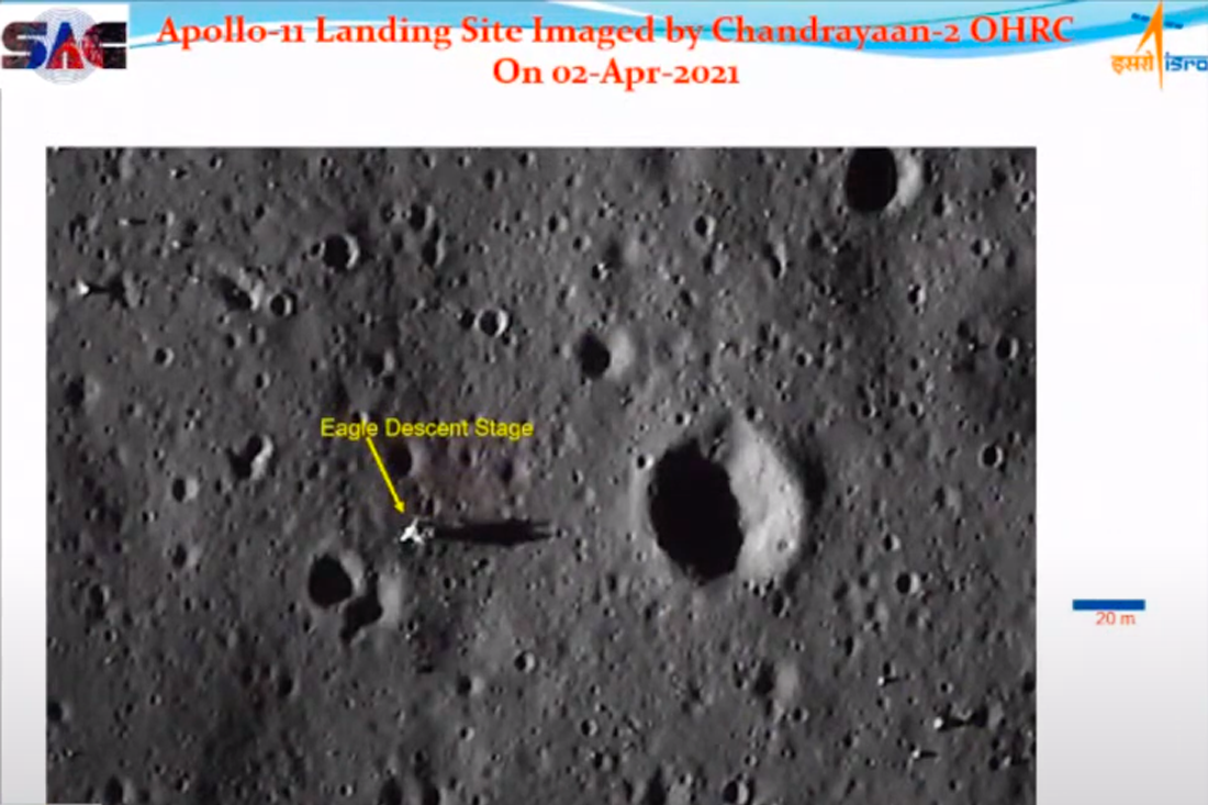 Индия сфотографировала лунный модуль «Аполлона». Снова - 1